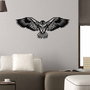 Wallity Eagle3 Metal Decor Escultura de Pared Negra
